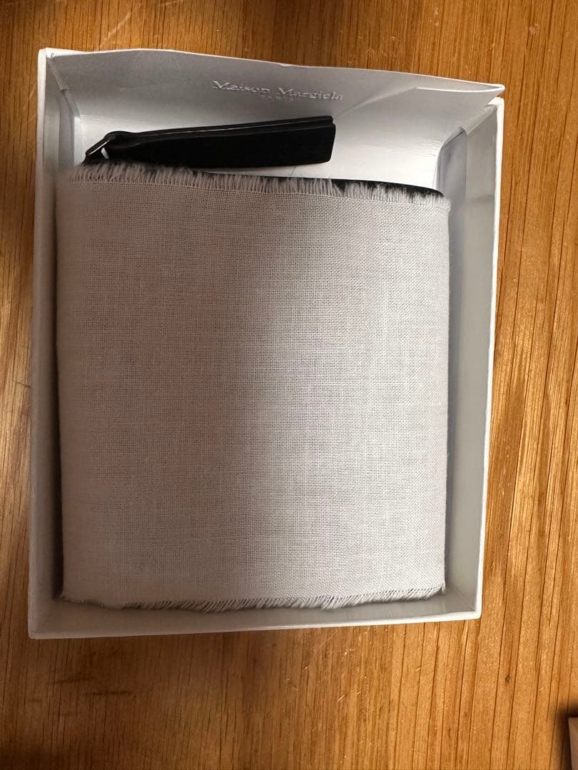 Maison Margiela フォールデッドレザーウォレット　財布　黒