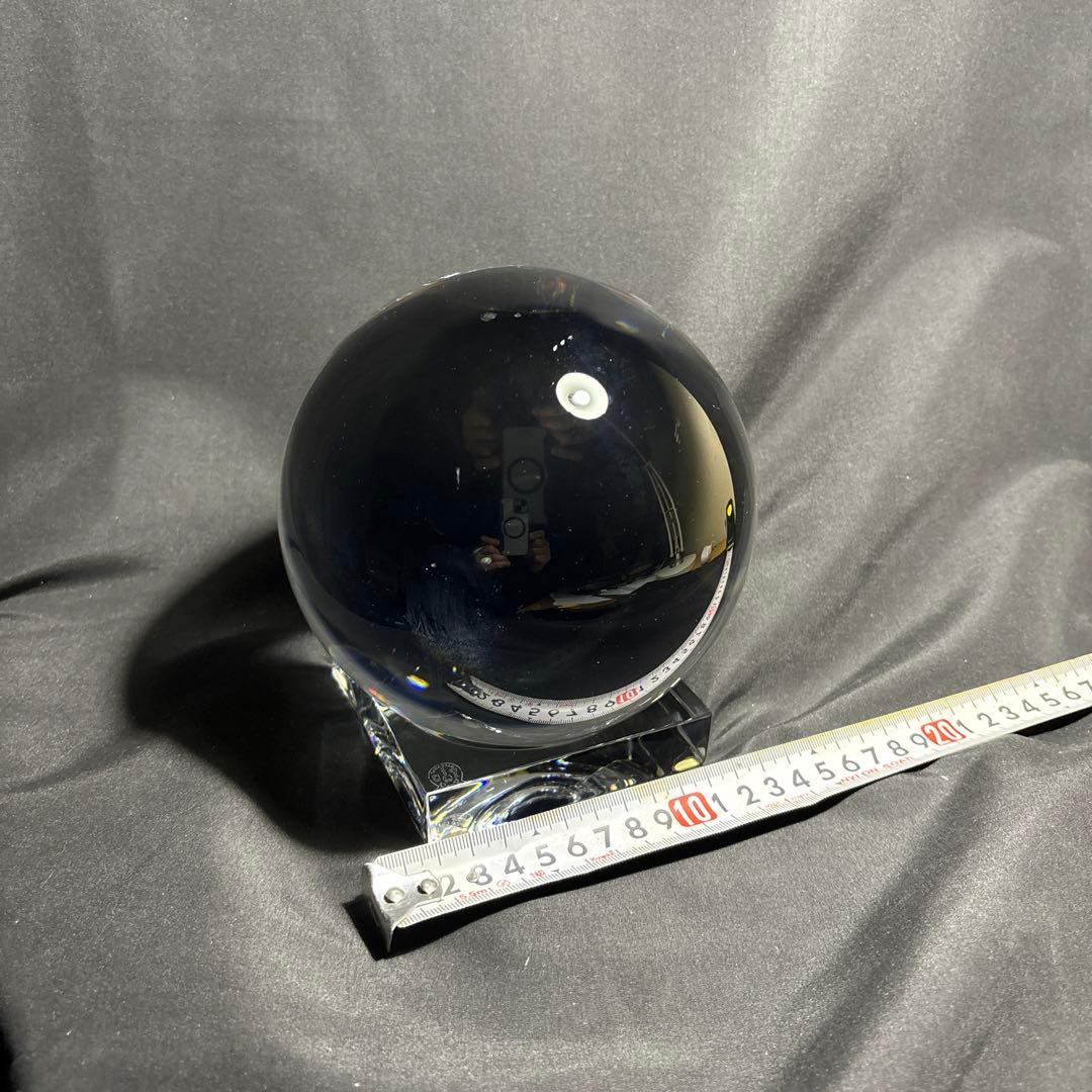 バカラ シリウス 水晶玉 15センチ 台座付き 丸玉 スフィア