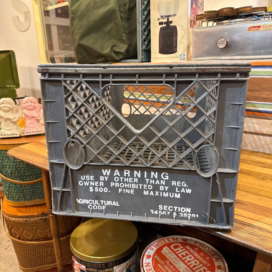 vintage USA70's milk crate ミルククレート