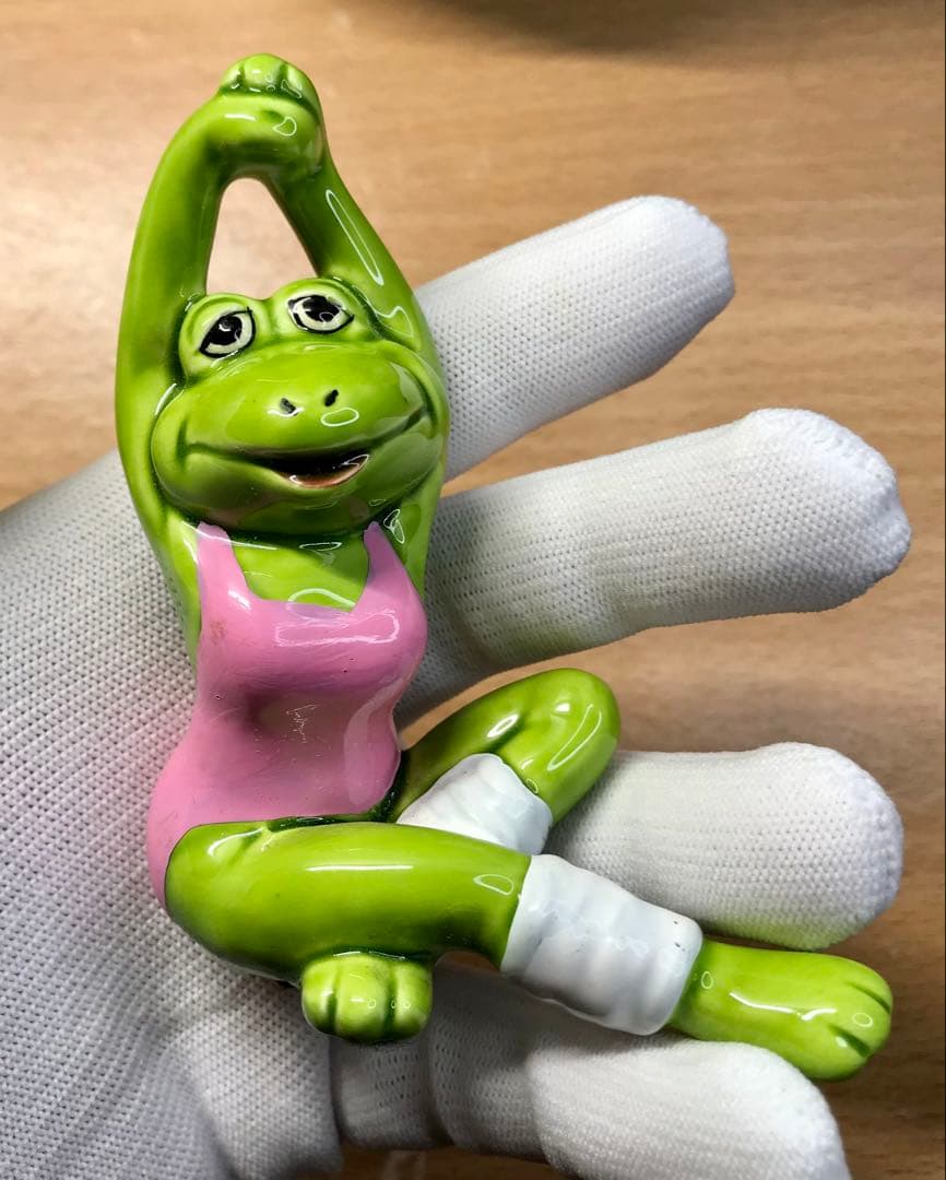 美品 【レトロ】カエル セブンコーポレーション　置物セット7体　かえる　蛙