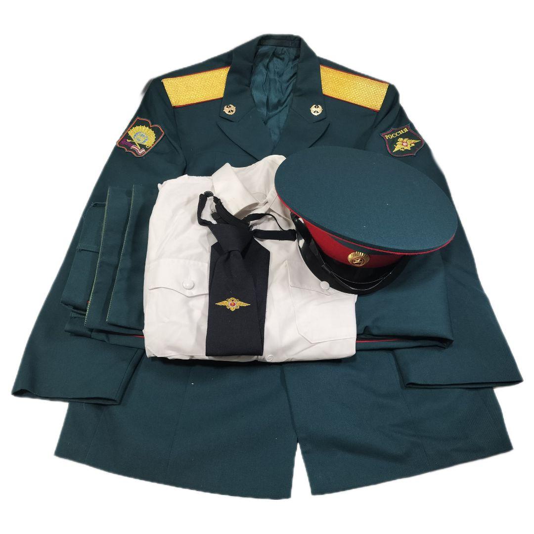 ロシア軍 実物 BTK製 ロシア陸軍 礼服セット 通信兵 50-3 52-4