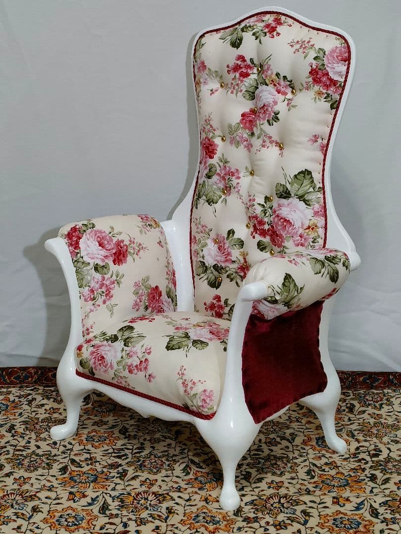 ドールチェア　アンティークドール６０cmサイズ　１人用