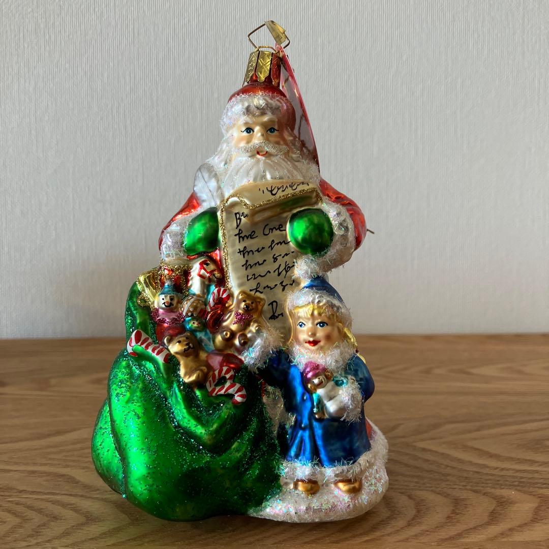 ドイツ ケーテウォルファルト クリスマス 飾り ツリー オーナメントサンタ3点