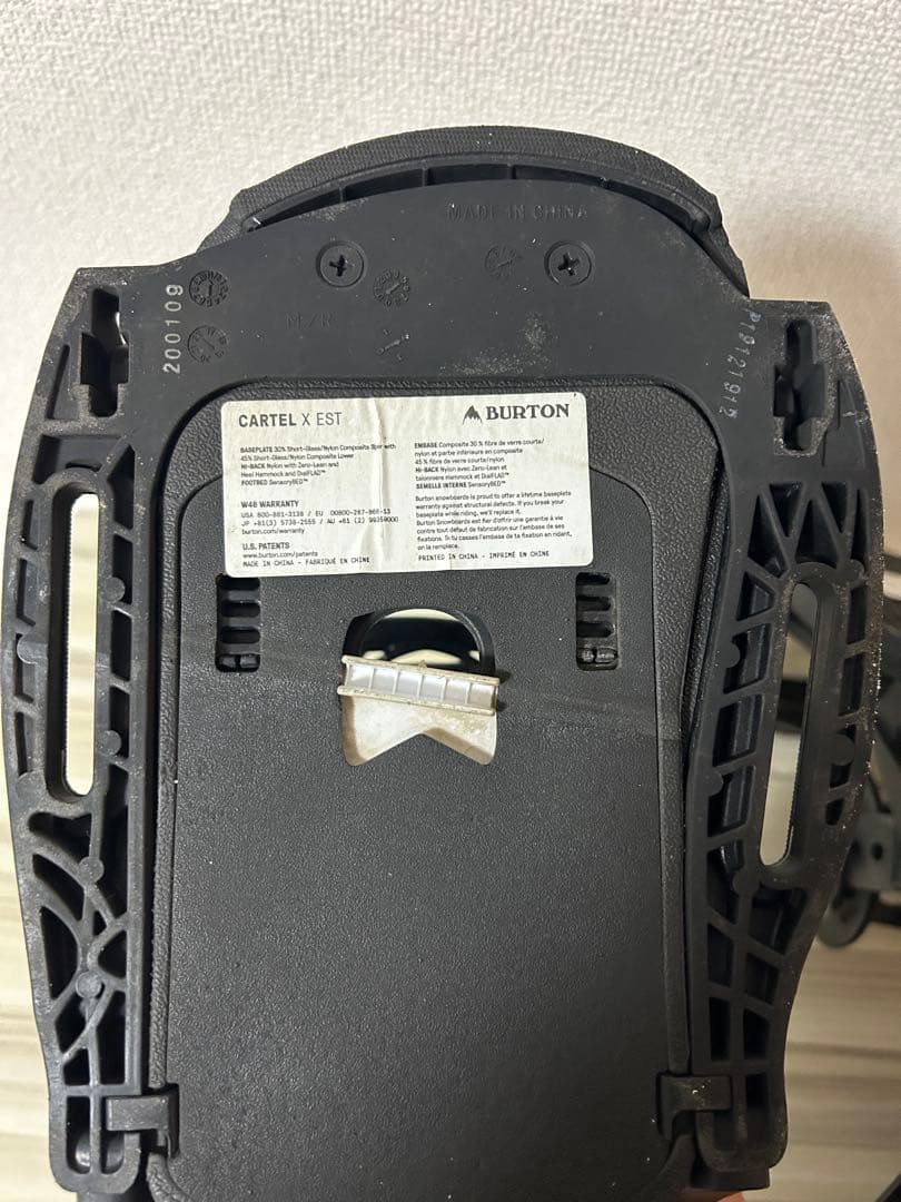 BURTON バートン CARTEL X カーテルエックス EST ブラック M