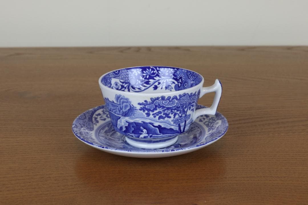 お値下げ　スポード　ブルーイタリアン　カップ　イギリス　SPODE　ヴィンテージ