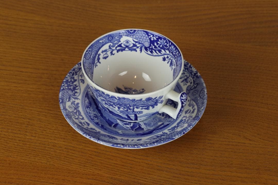 お値下げ　スポード　ブルーイタリアン　カップ　イギリス　SPODE　ヴィンテージ