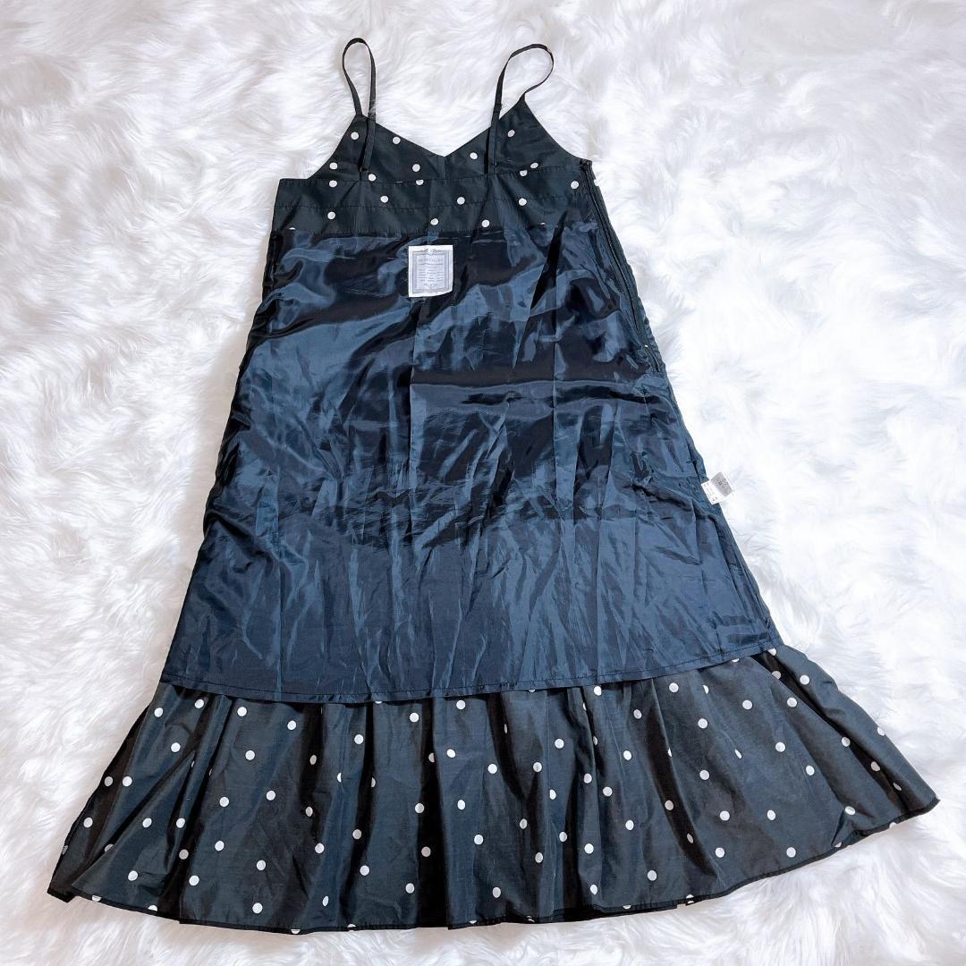 BEARDSLEY ビアズリー　近年モデル　ドットキャミソールワンピース