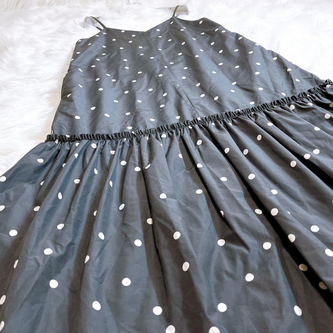 BEARDSLEY ビアズリー　近年モデル　ドットキャミソールワンピース