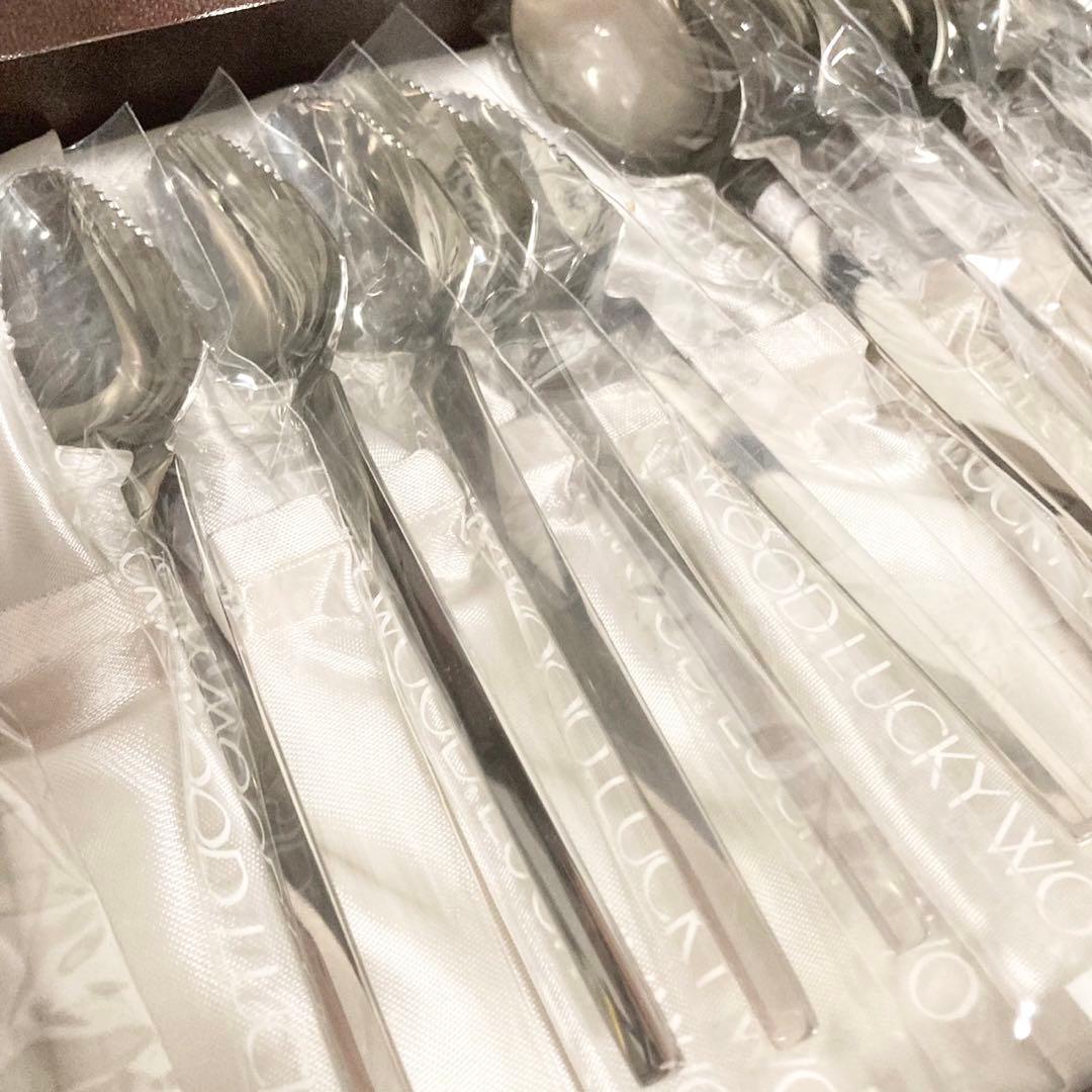 LUCKY WOOD ラッキーウッド 18-12 カトラリー  20本