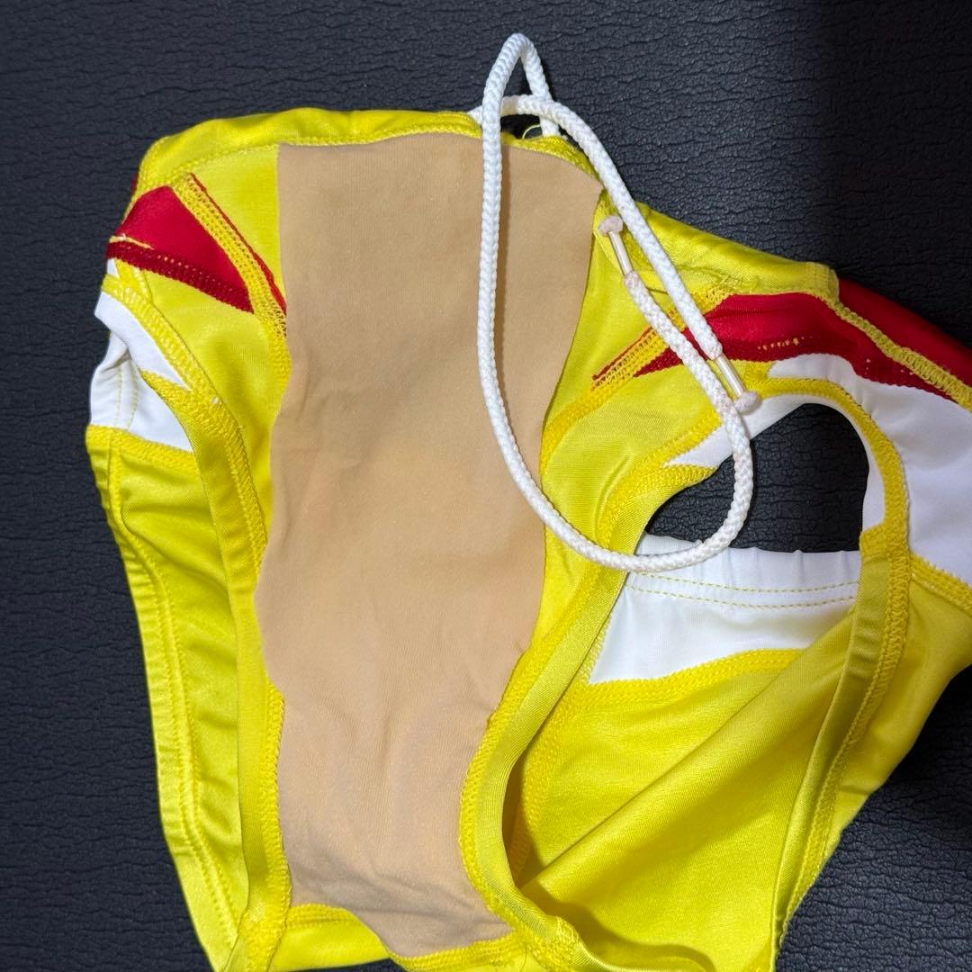 speedo 競泳水着 イエロー/レッド Sサイズ