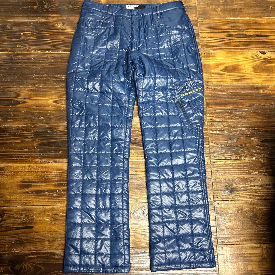 オークリー キルティング パンツ 上下 セットアップ ゴルフ 旧タグ 00s