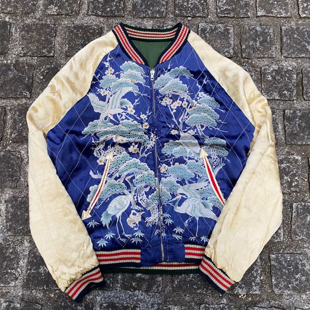 一点物　CROPPED HEADS スーベニアジャケット　和柄