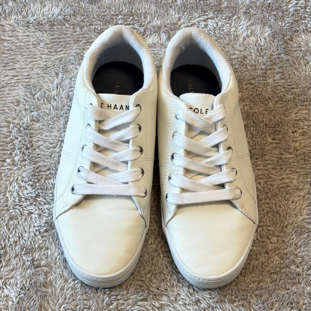COLE HAAN コールハーン ホワイト スニーカー 24cm