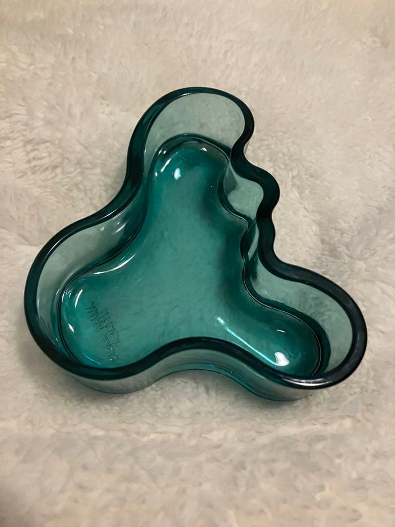 【希少美品】イッタラ　アアルト　98mm 限定カラー　レア　ペトロールブルー