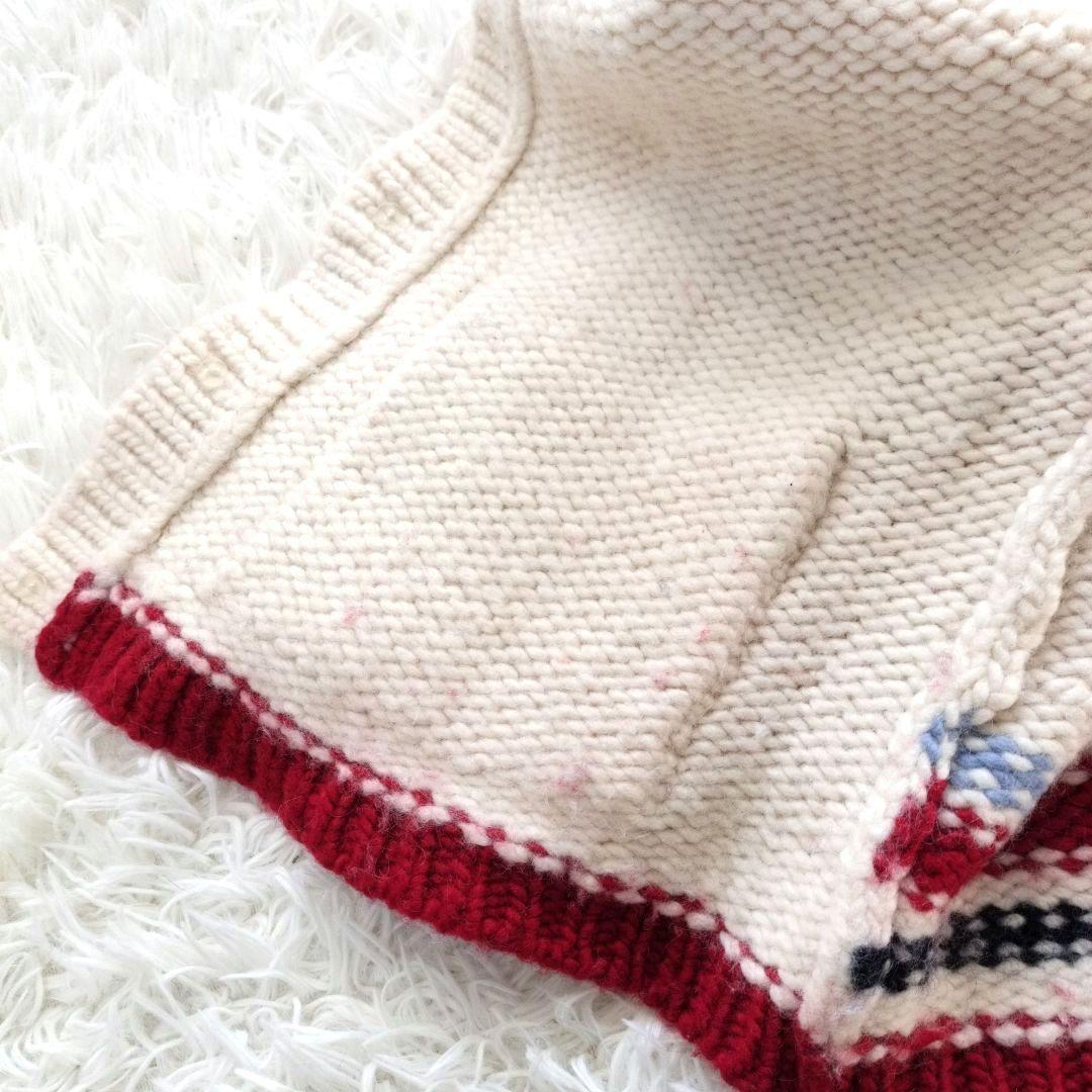 【希少】カールヘルム カウチンセーター テディベア ワッペン ユニセックス