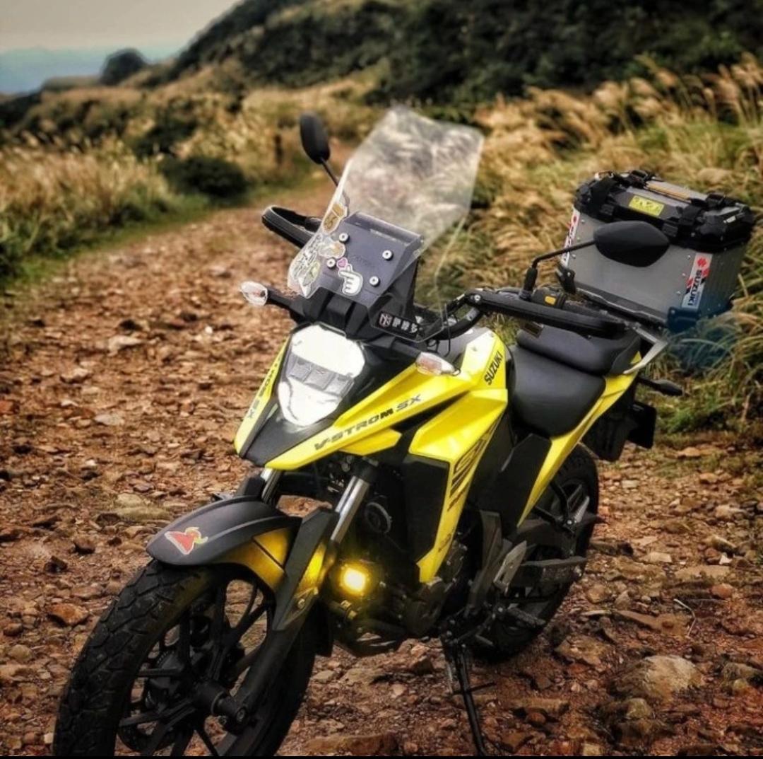 T*o様 VStrom　ロングシールド　スモーク　Vストローム250SX　ロング