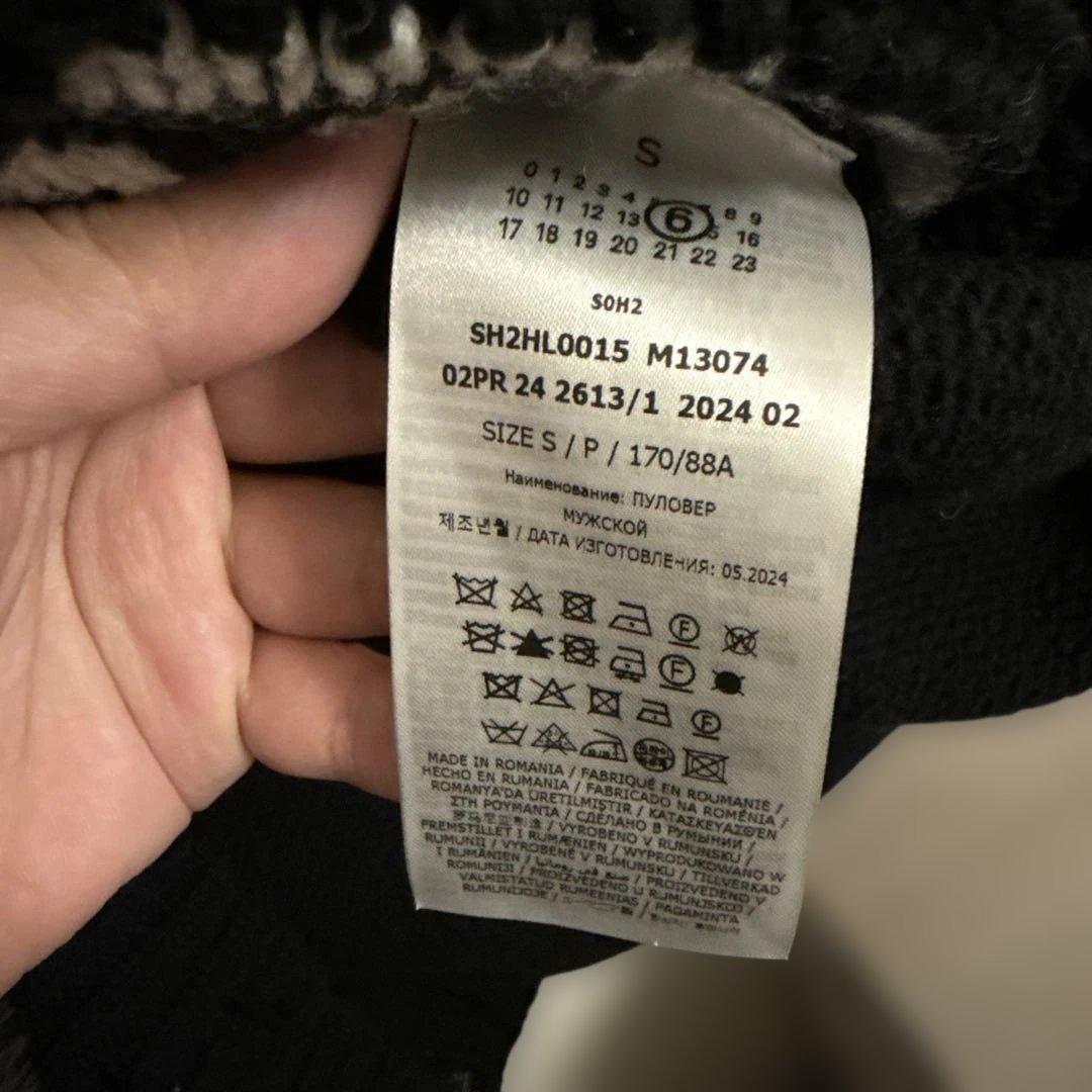 MM6 メゾンマルジェラ カレンダー オーバーサイズ ニットSサイズ