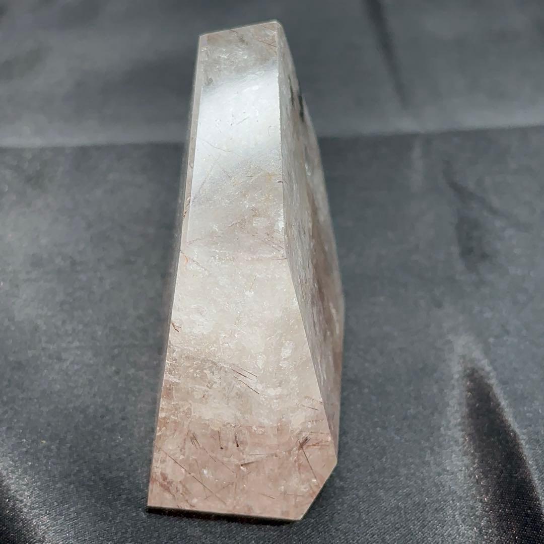 【天然石】レッドルチルクォーツ フリーカット 原石 ポイント 裸石 置物