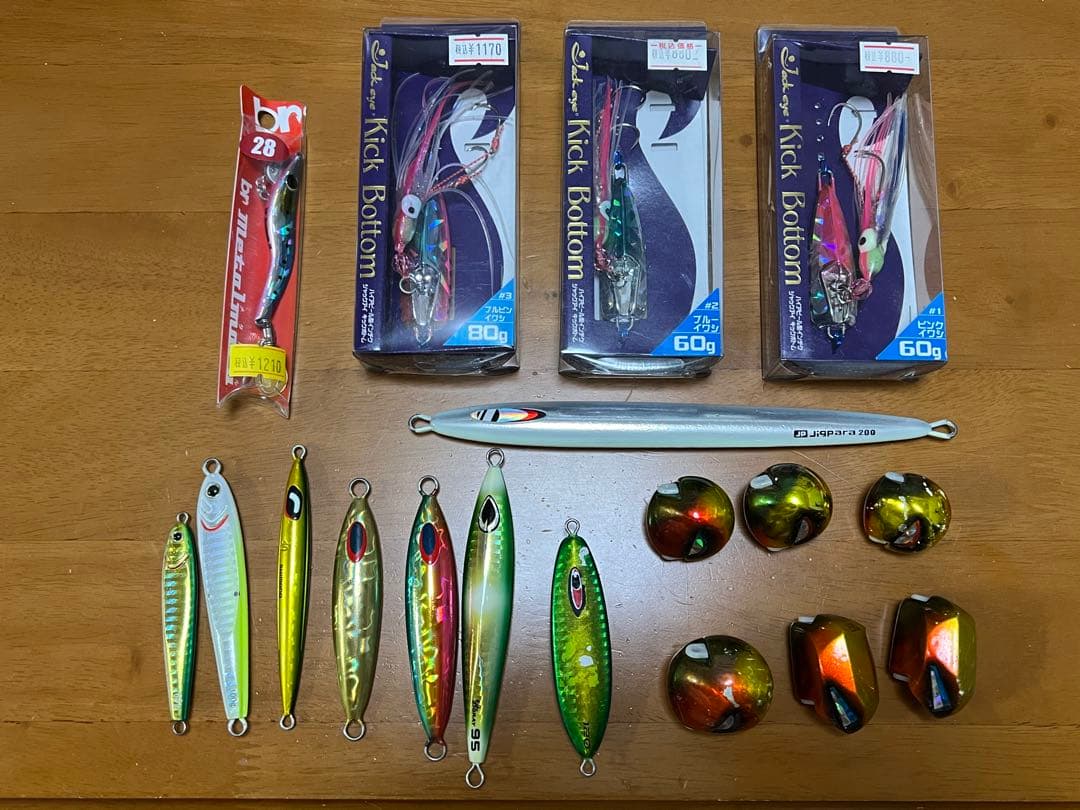 【最短即日発送】　釣り　ルアー　テンヤ　ライトジギング　ルアーセット