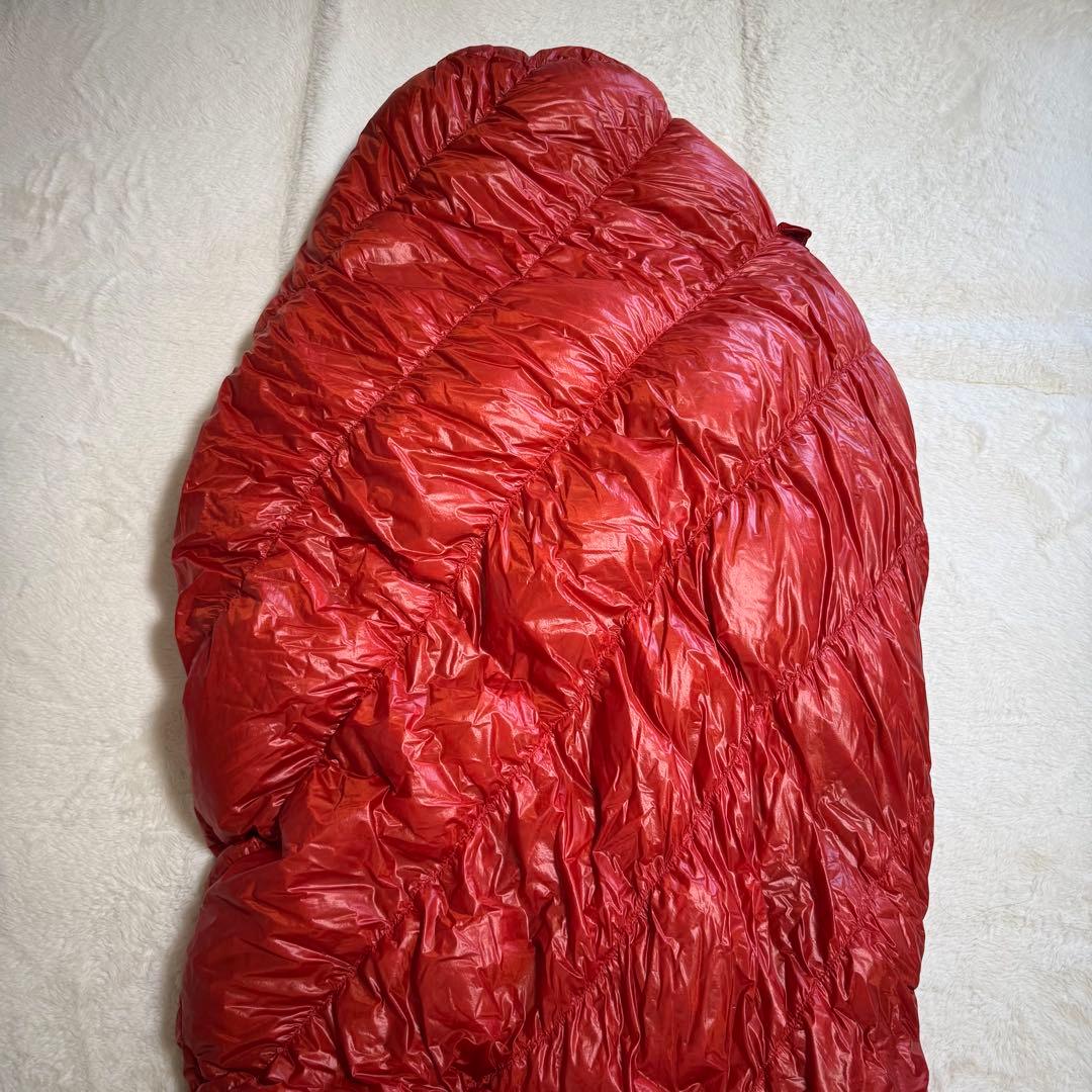 極美品モンベル800FP ダウンハガー800 #3 R/ZIP赤クリーニング済