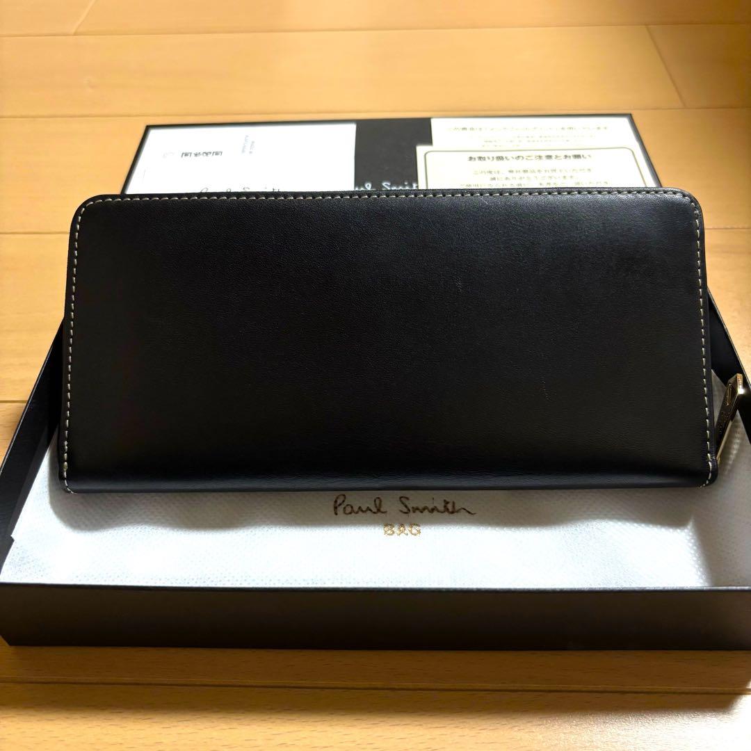 Paul Smith ステッチハイライト　長財布　未使用品　ブラック　完売品