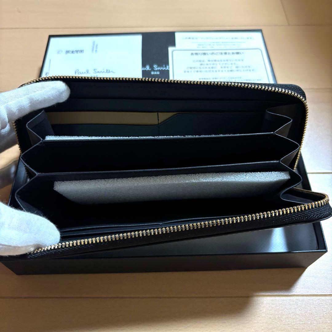 Paul Smith ステッチハイライト　長財布　未使用品　ブラック　完売品