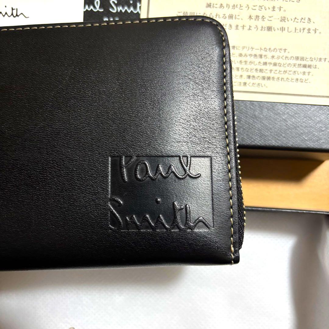 Paul Smith ステッチハイライト　長財布　未使用品　ブラック　完売品