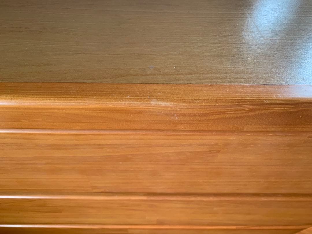 天然木　チェスト120 4段8杯　引き出し収納　三友ファニチャー　木製　タンス