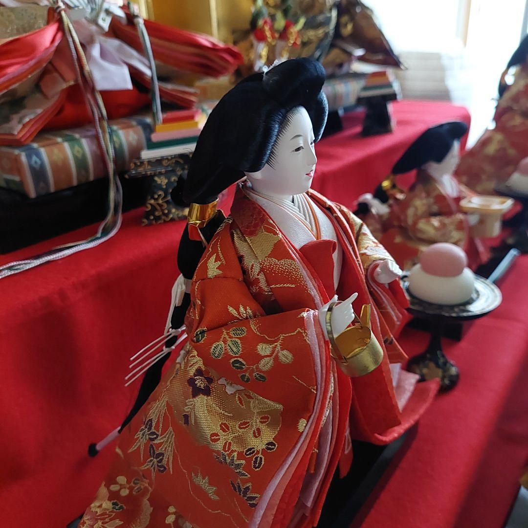 ひな人形　三段飾り①　人形の秀月