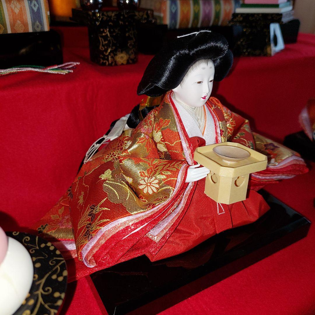 ひな人形　三段飾り①　人形の秀月