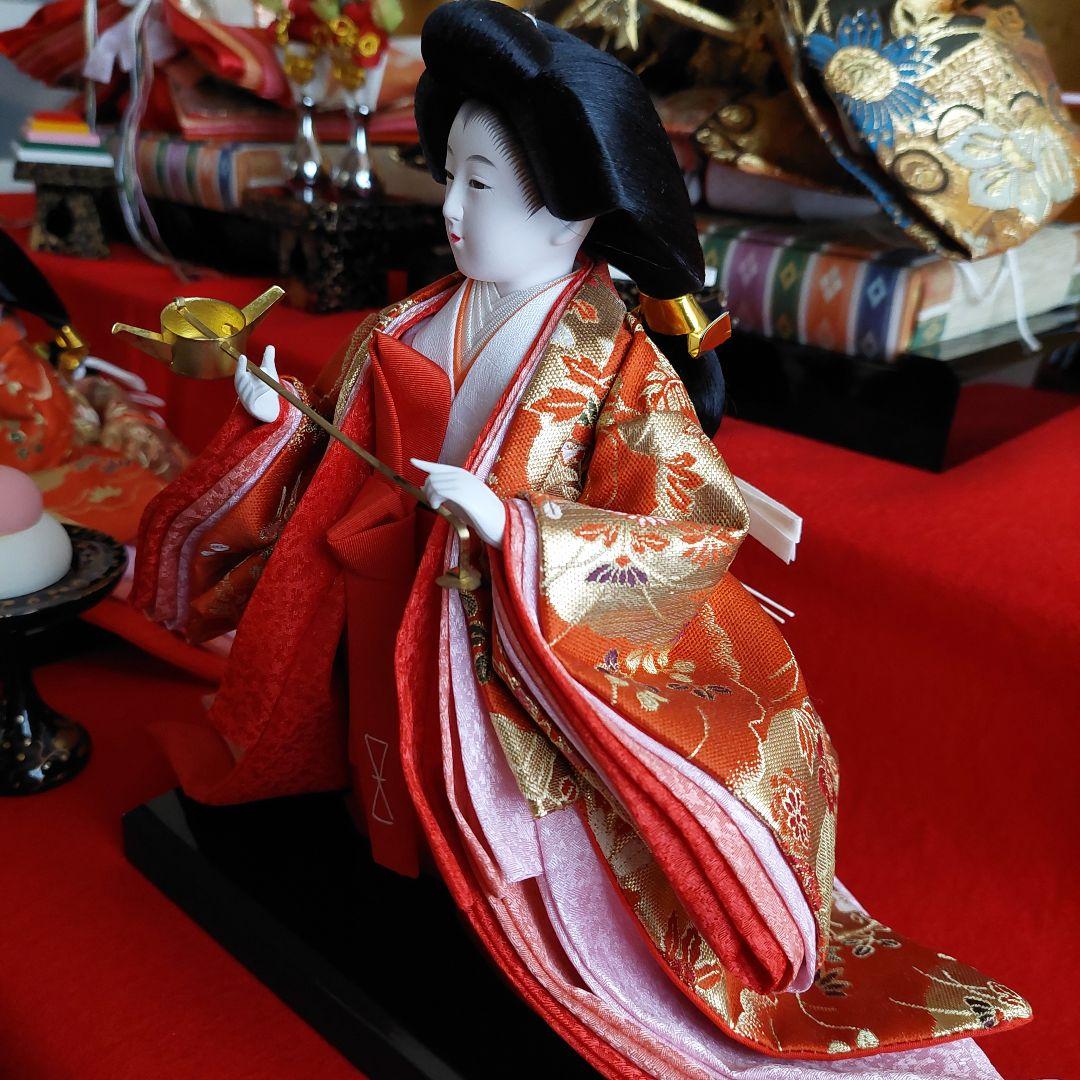 ひな人形　三段飾り①　人形の秀月