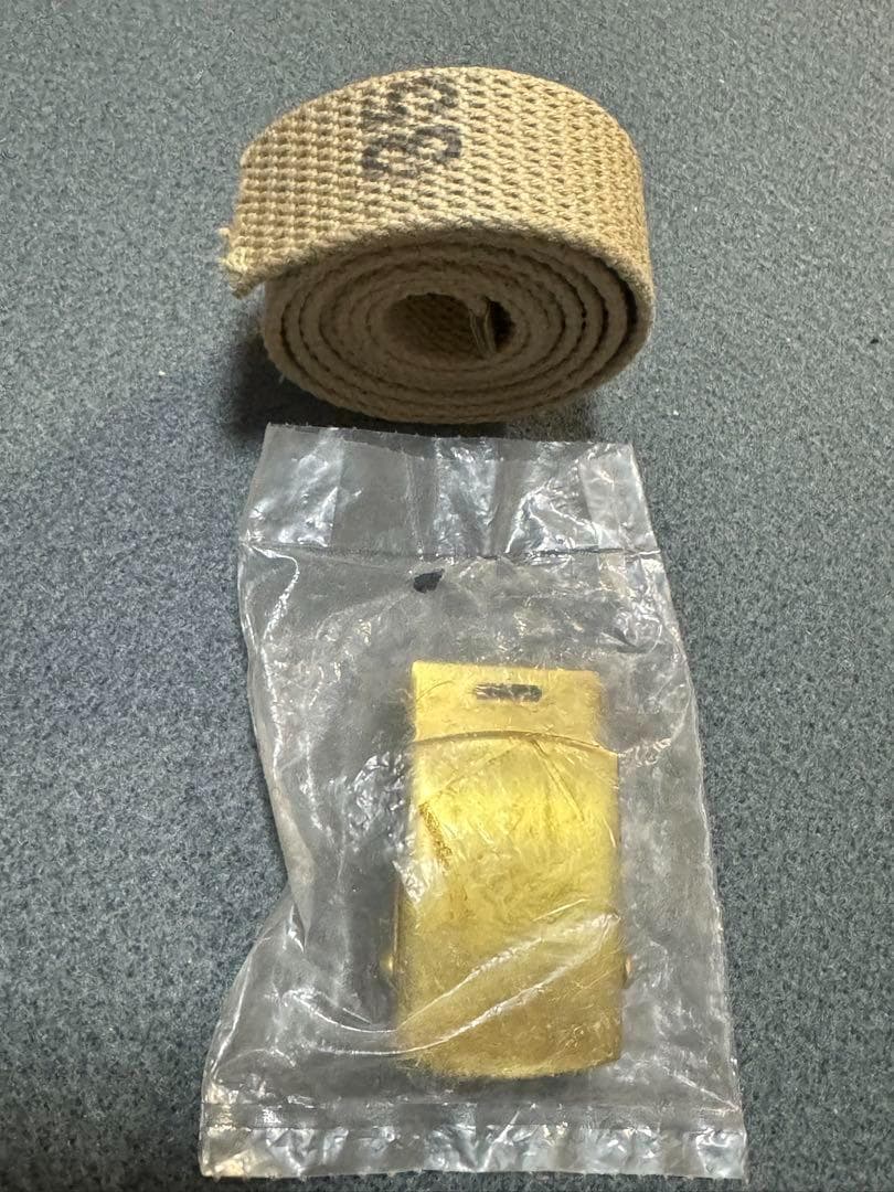 米軍 実物 ガチャベルト カーキ