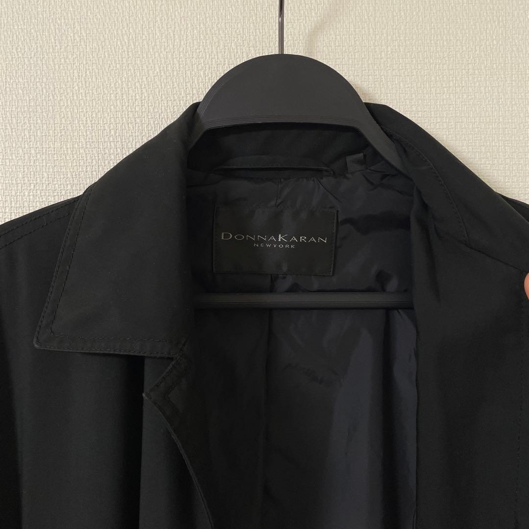 DONNA KARAN ブラック トレンチコート
