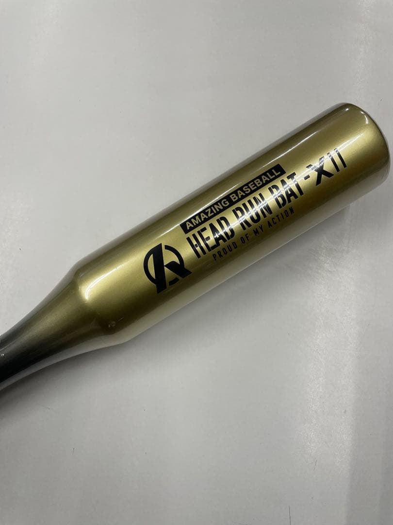 も*し様 新品 HEAD RUN BAT X2 バット 一般サイズ ゴールド 9