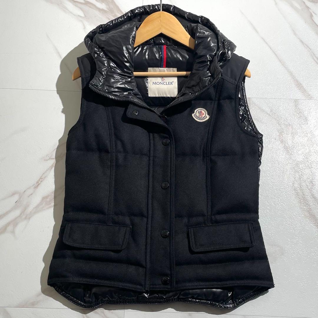 【極美品】MONCLER モンクレール ダウンベスト AMARIGE 黒