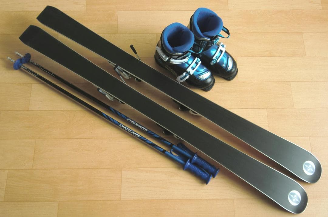 ■■送料無料■OGASAKA■子供用スキーセット■板120■WAX済■■