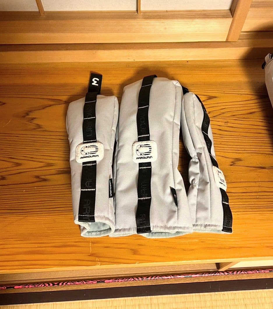 【極美品】ARMOURAN キャディバッグ●9型 グレー・ベッドカバー付き‼️