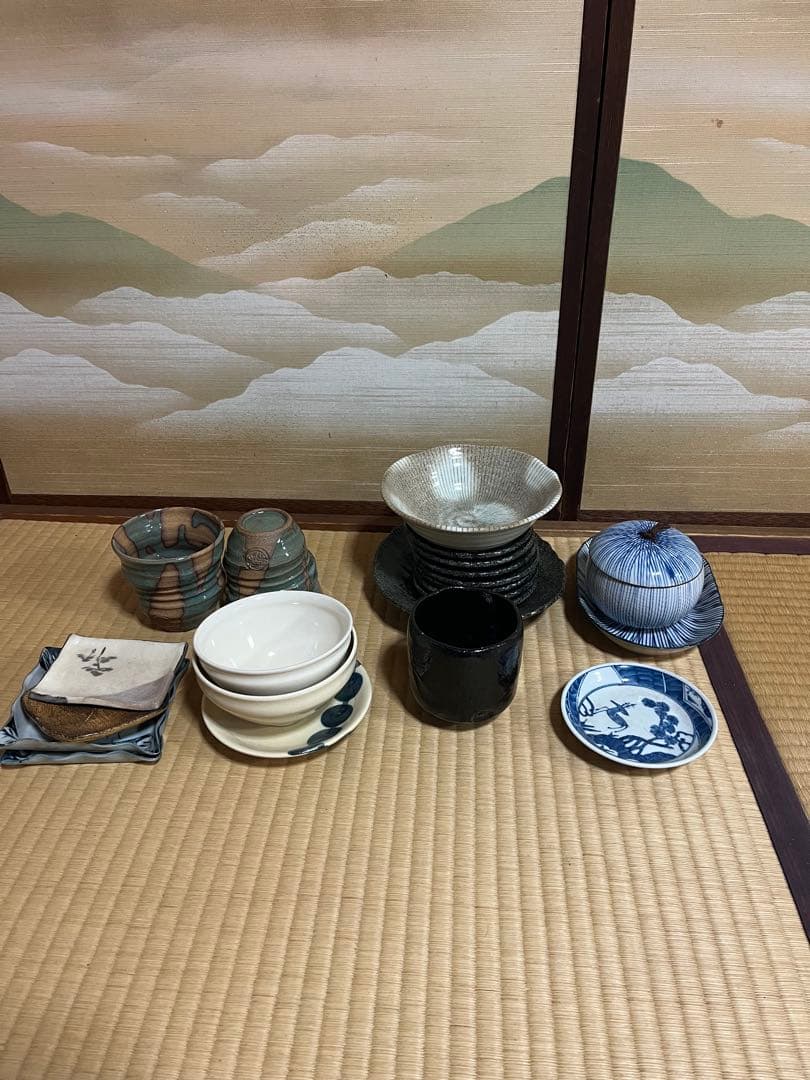 【和食器大量まとめ売り20点以上】民芸 美濃焼 盛鉢 小鉢 皿 湯呑 セット