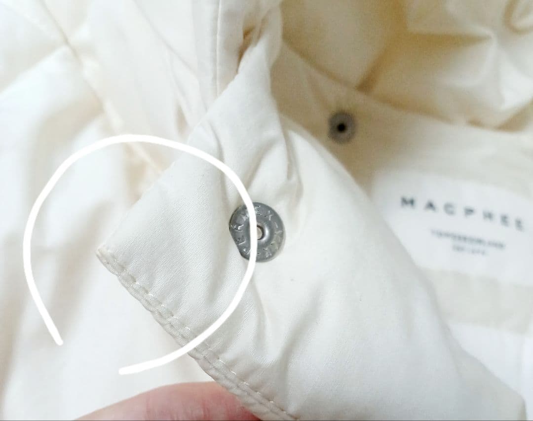 MACPHEE コーティングタイプライター キルティングショートコート