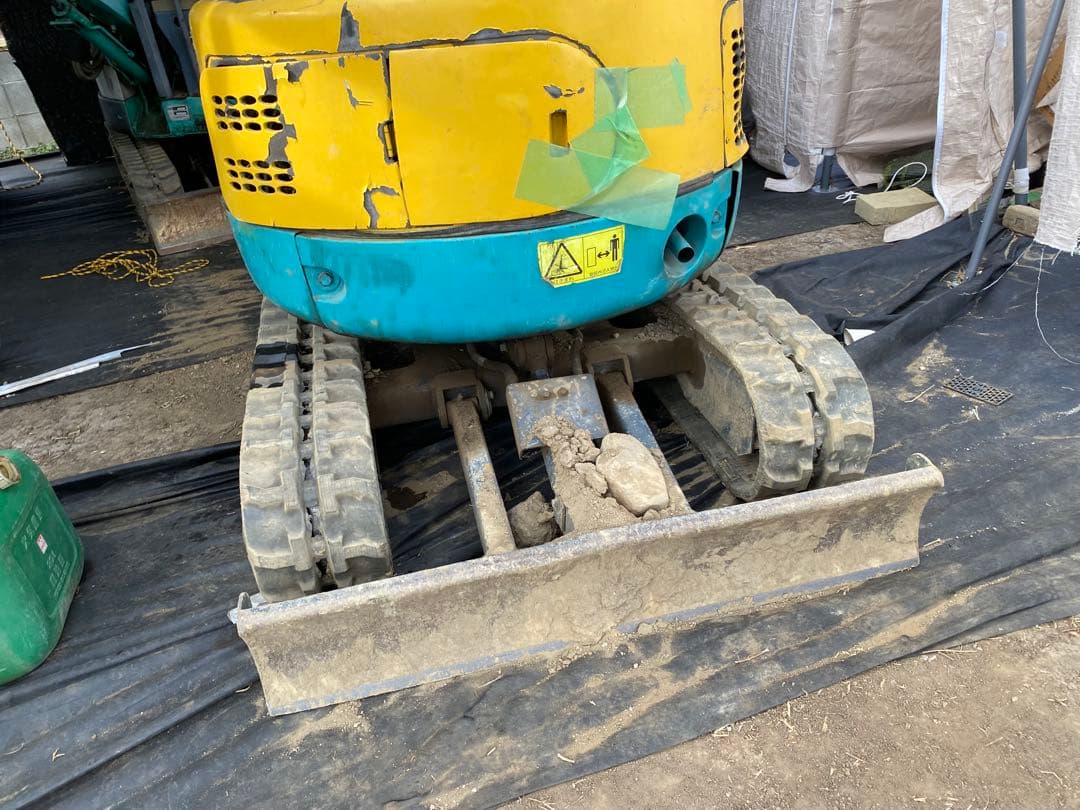 KUBOTA クボタ　RX-141 ミニバックホー 3爪バケット付き