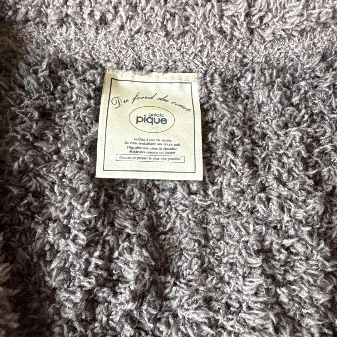 pique グレー フリース ルームウェアセット