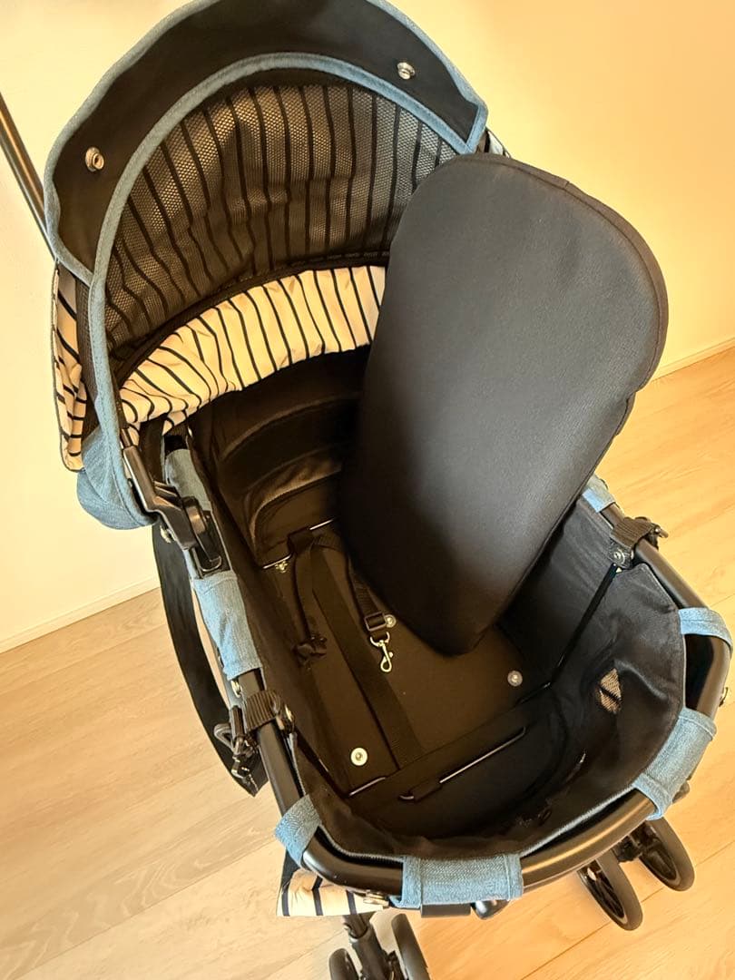 コムペット ペットカート ミリミリEGロング　デニムブルー