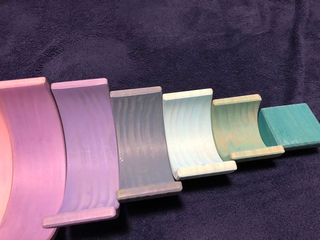 アーチレインボー パステル　半円盤セット