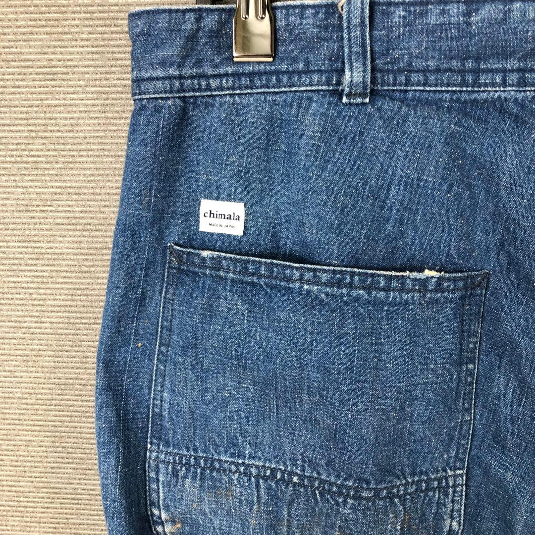 chimala ペンキ加工 ペインターデニムパンツ 30 ブルー