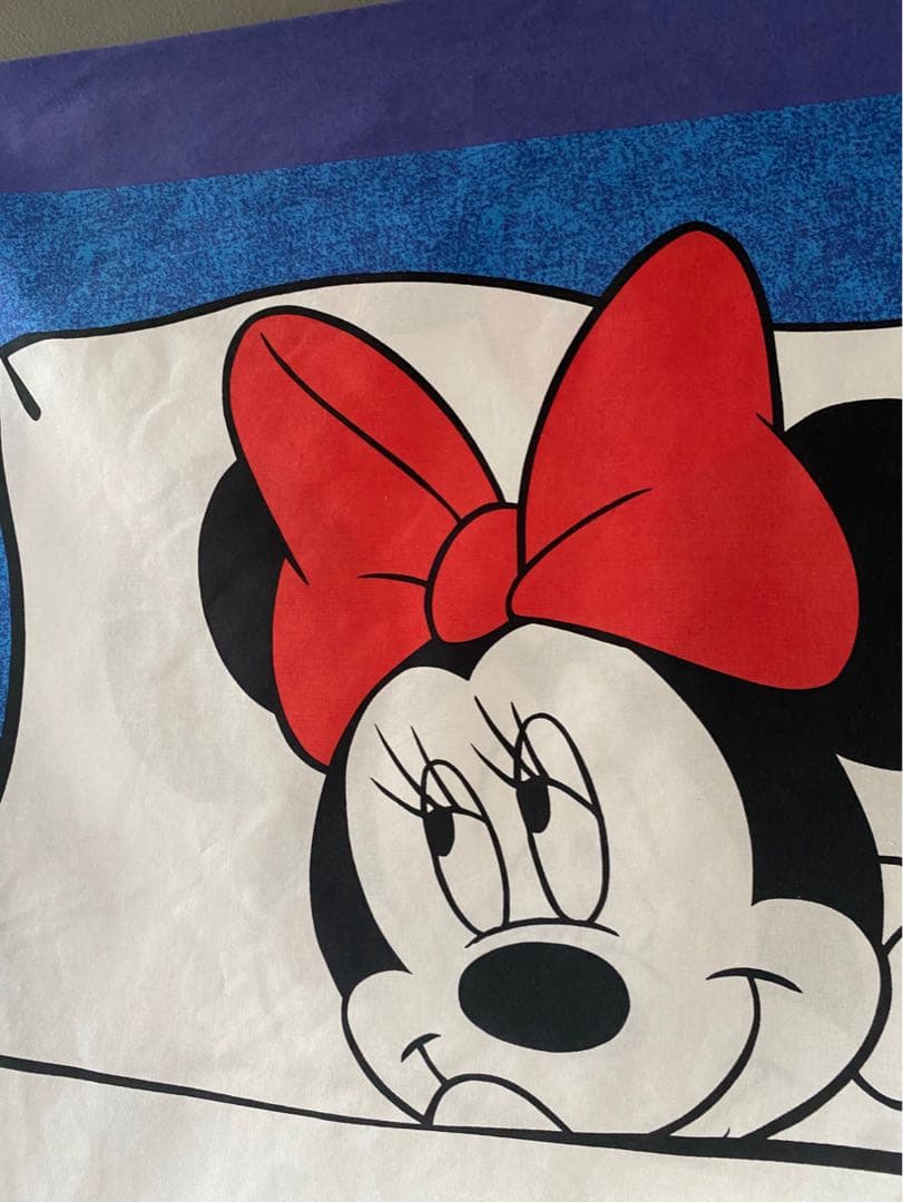 ビンテージ 70s ヨーロッパ ディズニー ミッキーマウス クッション カバー♥︎