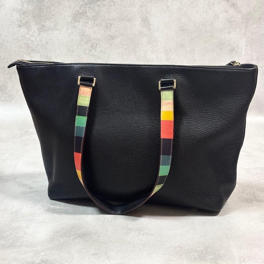 【Paul Smith】ポールスミス レザートートバッグ シボ革