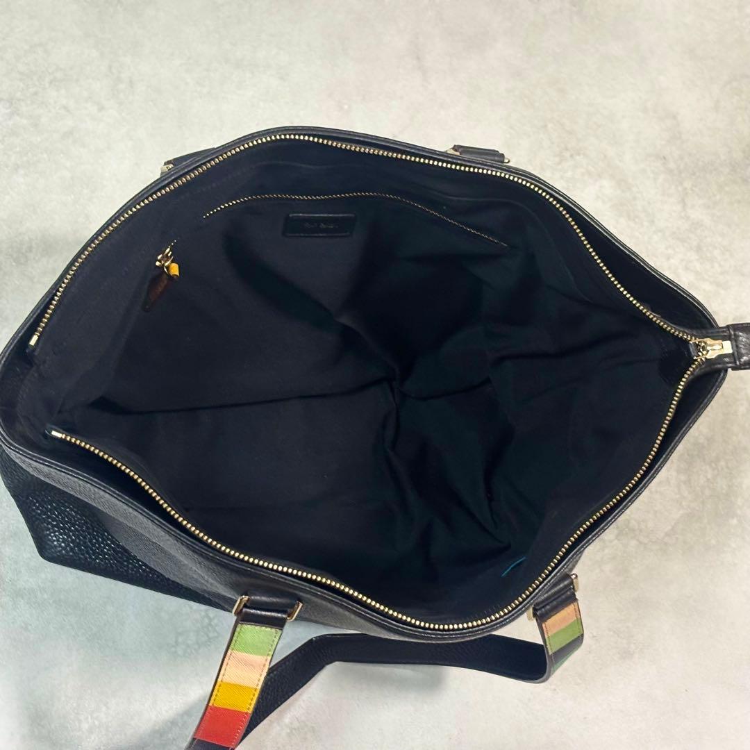 【Paul Smith】ポールスミス レザートートバッグ シボ革