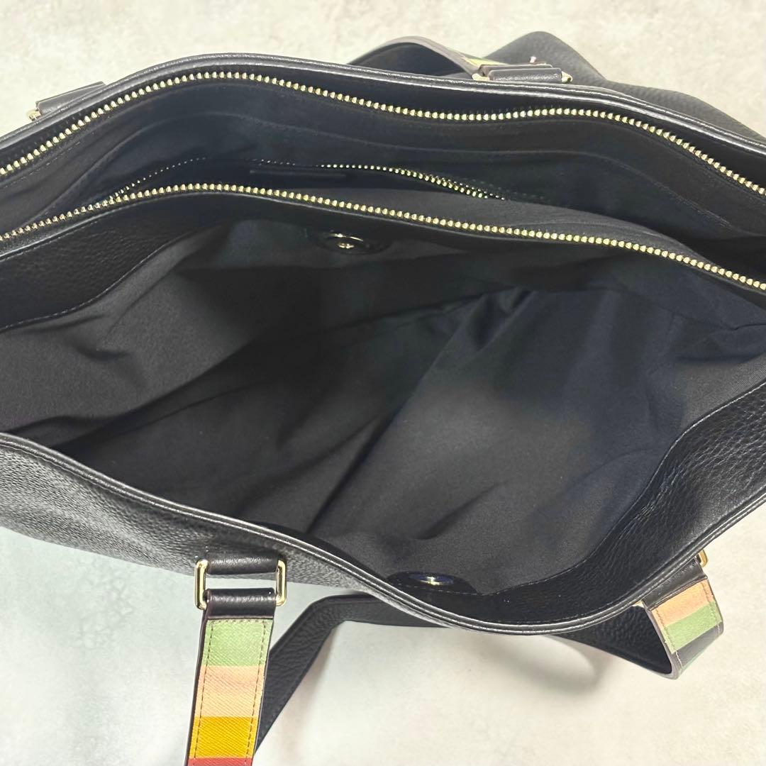 【Paul Smith】ポールスミス レザートートバッグ シボ革