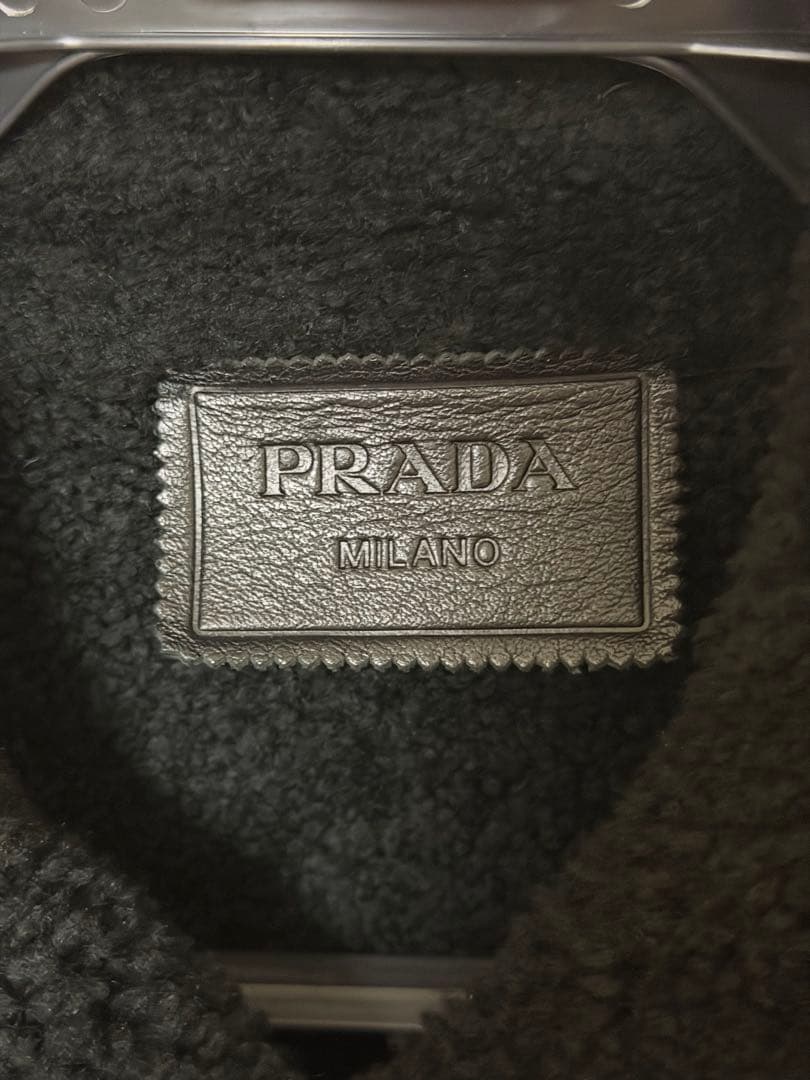 f*r様 PRADA レザー ムートンジャケット 50