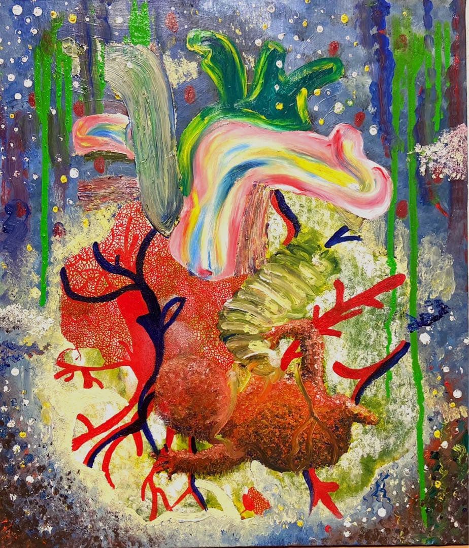 オリジナル絵画　油彩画〜始まりの合図〜